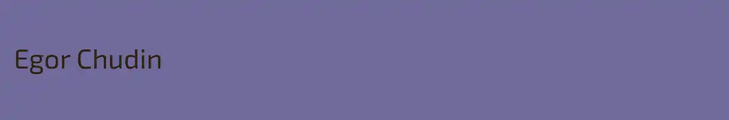 Egor Chudin